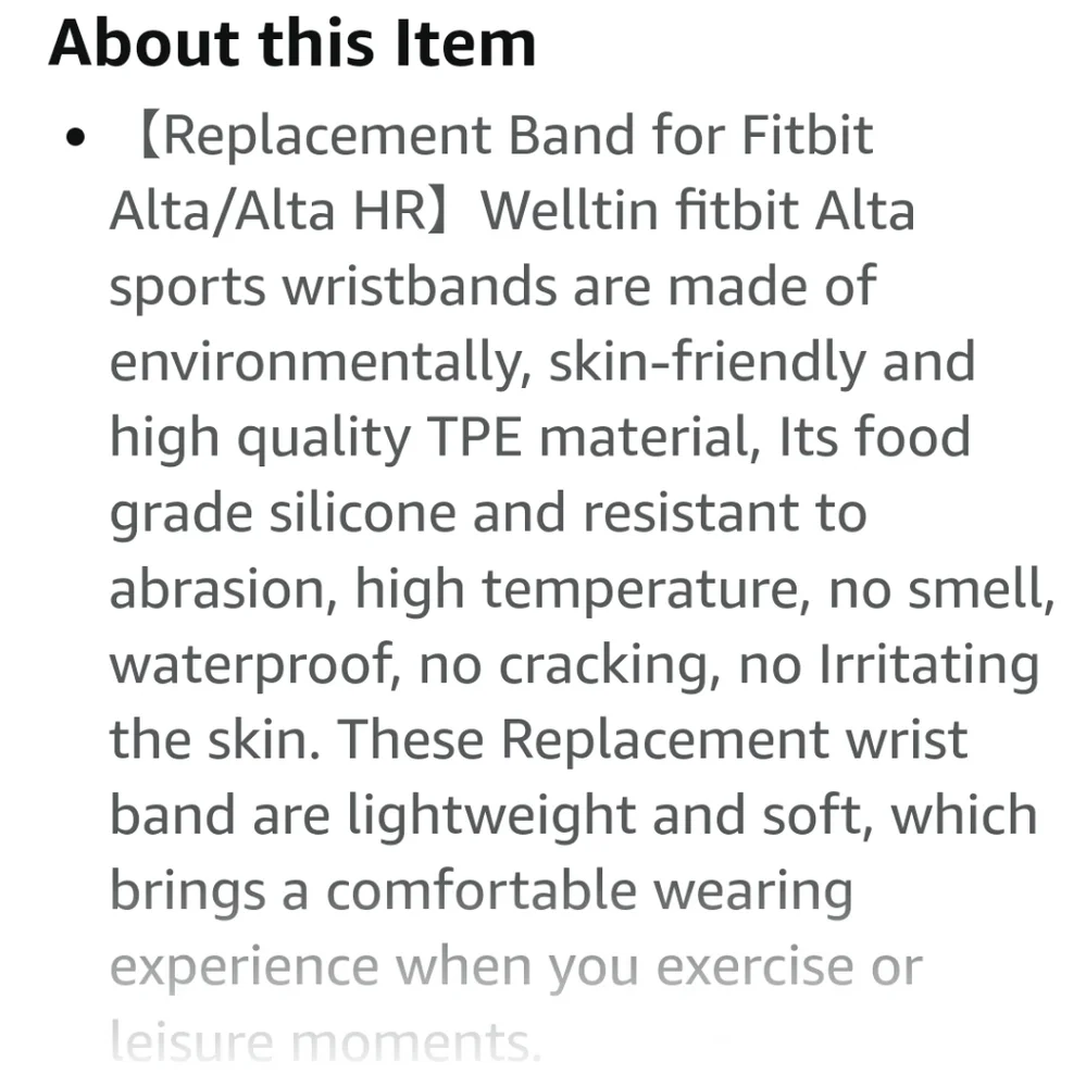 EC Fitbit Alta Replacement Bands - Picture 4 of 5